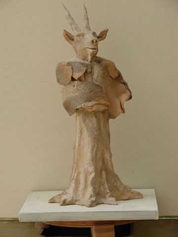 L'artiste Guillaume Chaye - L'antilope racine