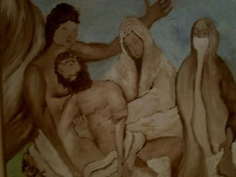 L'artiste philippart   - la vierge et le christ