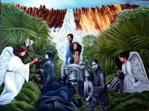 Chemin de Lumière - Peinture - Mahtab Chemin de Lumière - Peinture - Mahtab