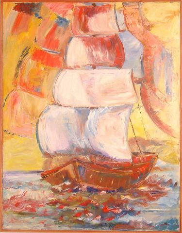 La fregate - Peinture - Catherine SCHuCK