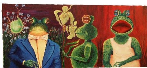 L'artiste Yfig - La societe des grenouilles