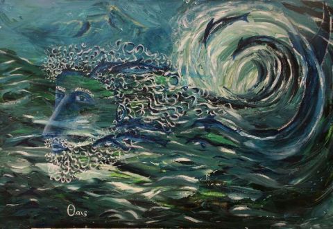 L'artiste Yfig - Thais Dieu des mers