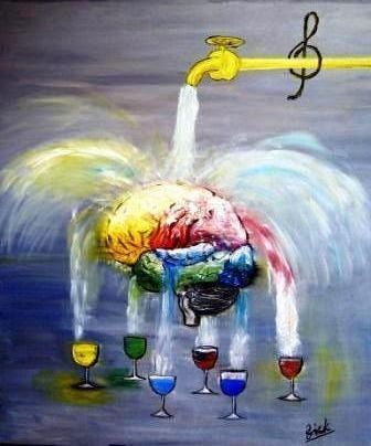 The Brainwashing - Lavage du Cerveau - Peinture - Vickx