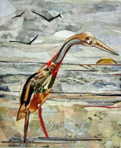 Collage de Helene M-Donadieu: les Oiseaux