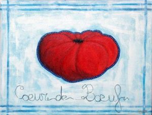 Peinture de Celine LEGENTIL: Coeur de Boeuf