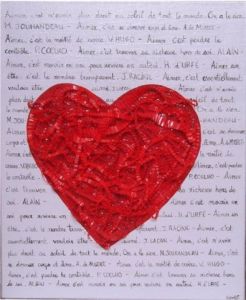 Peinture de Celine LEGENTIL: Coeur de poetes