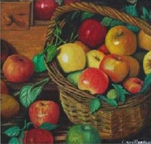 Oeuvre de Loulou de Castel: Les Pommes