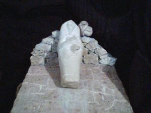 Sculpture de dragon: sarcophage