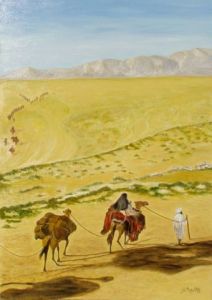 Voir le détail de cette oeuvre: Caravane du Desert