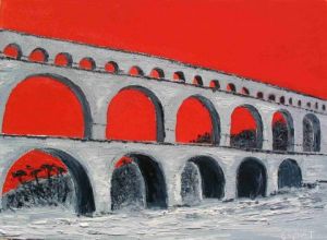 Voir cette oeuvre de Jean-Marc BEYNET: Pont du Gard