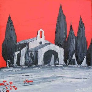 Voir cette oeuvre de Jean-Marc BEYNET: Chapelle Sainte-Sixte a Eygalieres