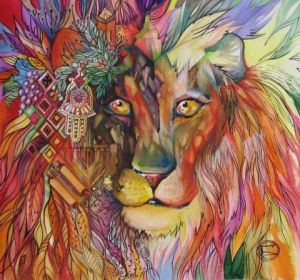 Peinture de OXANA ZAIKA: LION