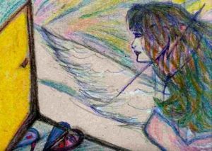 Peinture de Jessy Wayar: L'ange 