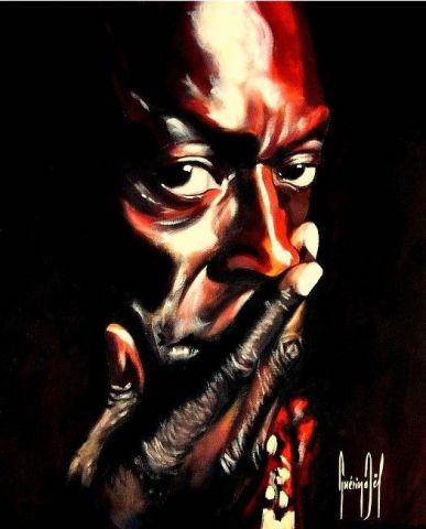 Miles Davis N1 - Peinture - Joel Guerin