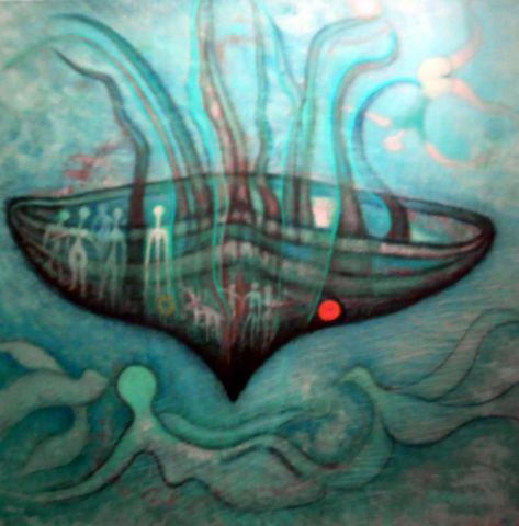 Le bateau ivre - Peinture - mindszenti Le bateau ivre - Peinture - mindszenti