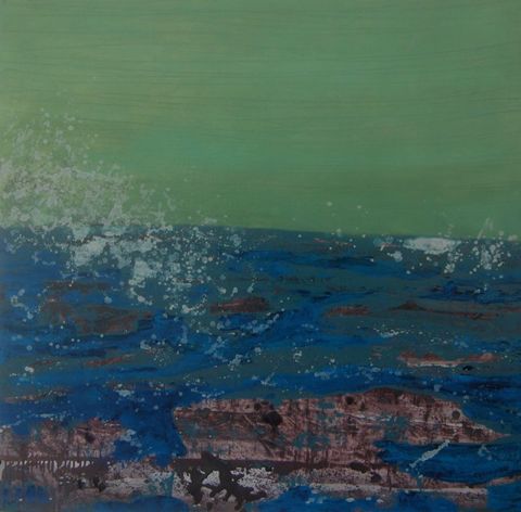 Deep blue see - Peinture - Anik Karadjian