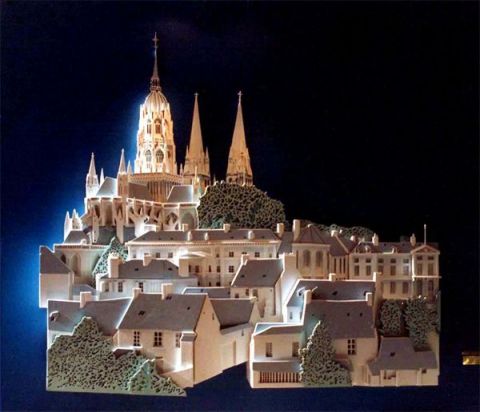 L'artiste MADRAZ - Bayeux - Cathedrale