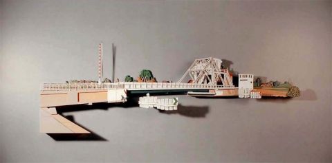 L'artiste MADRAZ - Pegasus Bridge - Pont Historique de Normandie - Juin 1944