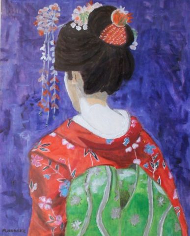 Japonaise - Peinture - NOVAKE MORO