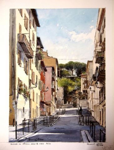 Nice Place Rossetti - Peinture - Marcel BOOS
