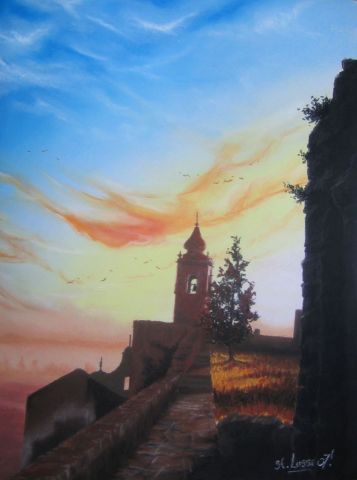 Castelo Montemor o Velho - Peinture - Stephane LOSSE