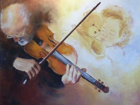 la berceuse - Peinture - Geraldine STREICHERT la berceuse - Peinture - Geraldine STREICHERT