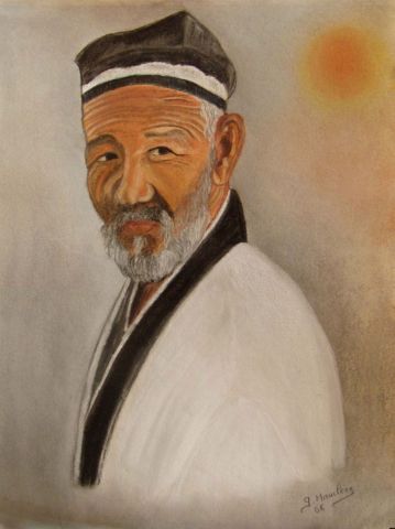 Le Vieux Sage - Peinture - Germaine Mauclere Le Vieux Sage - Peinture - Germaine Mauclere