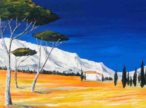 Alpilles - Peinture - Jean-Marc BEYNET