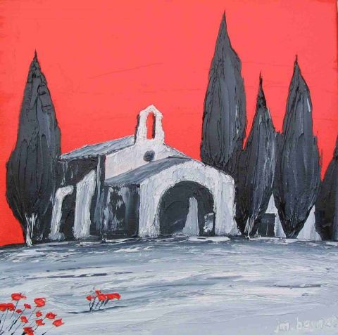 Chapelle Sainte-Sixte a Eygalieres - Peinture - Jean-Marc BEYNET