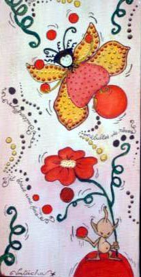 butterfly - Peinture - natacha