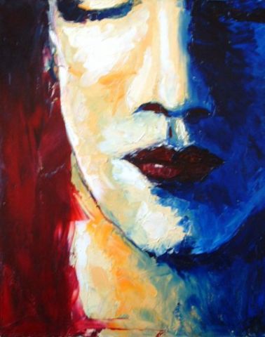 visage1 - Peinture - Hedo