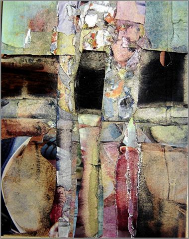 caverne - Collage - Guy Garnier caverne - Collage - Guy Garnier