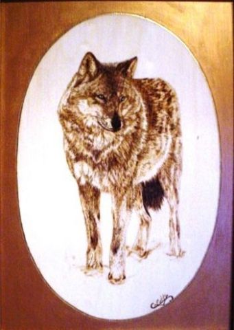 L'artiste Colette Bohrer - Le loup