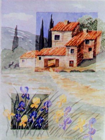 L'artiste streichert-hoffart - iris en Provence