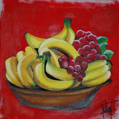 Bananes - Peinture - julie galiay
