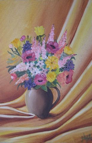 Bouquet - Peinture - julie galiay