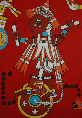 Inca 1 - Peinture - julie galiay