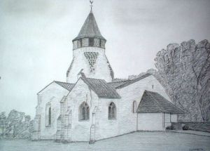 Voir cette oeuvre de elisabeth rambeau: Eglise de Louchy-Monfant en Allier