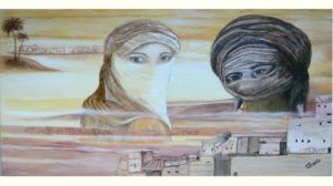 Voir le détail de cette oeuvre: Couple du desert