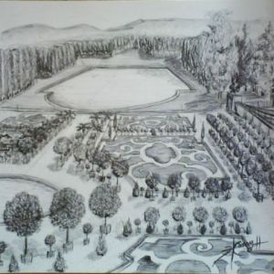 Voir cette oeuvre de Ln henry: les orangeries du chateau de Vresailles