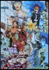Collage de Beatrice DOLIER: Hommage a la Femme