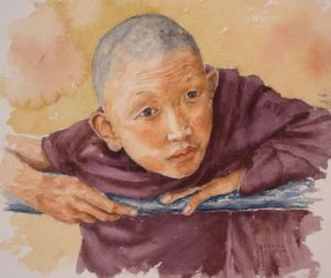 Voir le détail de cette oeuvre: Moine tibetain