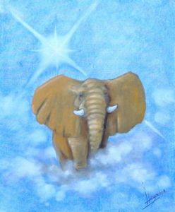 Voir cette oeuvre de christian LLegou: elephant dans la brume