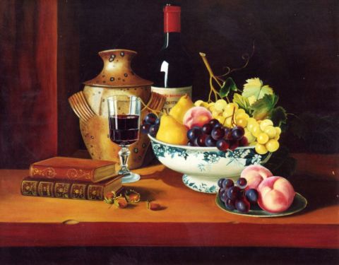 La Vieille Soupiere aux Fruits - Peinture - jemab La Vieille Soupiere aux Fruits - Peinture - jemab