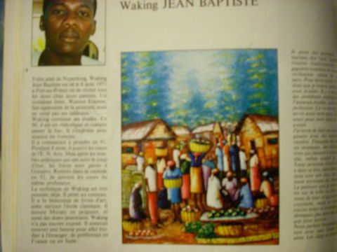 L'artiste Jean-baptiste Waking