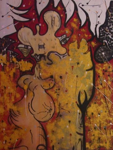 La charmeuse - Peinture - LowhenH La charmeuse - Peinture - LowhenH