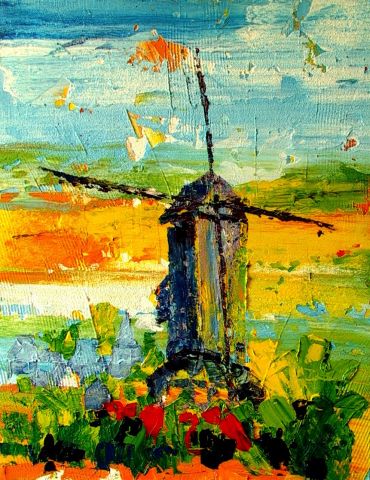 L'artiste Guy Leroy -  Le moulin de Boschepe