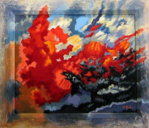 L'artiste NICOLE BILES - couleurs d'automne