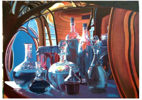 bouteille a la mer - Peinture - christine gullace bouteille a la mer - Peinture - christine gullace