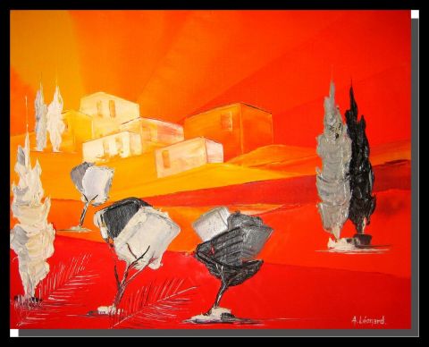 L'artiste anne leonard - Provence calor torrido